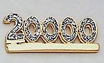 DD05: Five Digit Diamond Dust Bar Pin