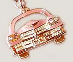 CP04: Designer Pink Caddy Purse, Cell Phone, Key Fob