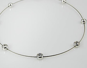 NA176: Magnetic Austrian Crystal Necklace Collar