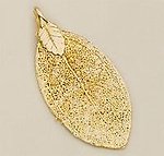 NA660R: Gold Dipped Rose Leaf