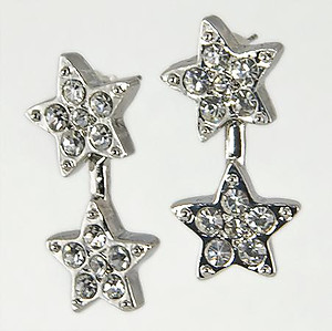 SN215: Stunning Austrian Crystal Star Necklace & Earrings Set