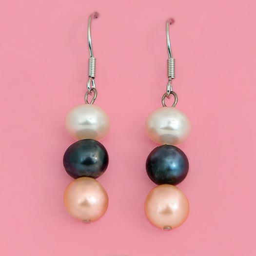Rancho Trading Company Ea626 Freshwater Pearl Earrings Click To See Larger Image