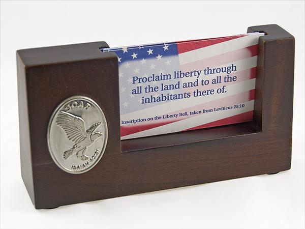 AB116: Eagle Business Card Holder