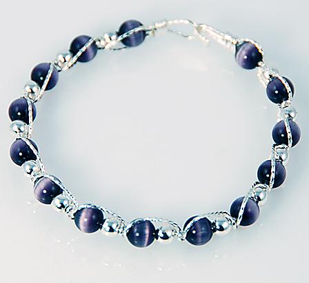 BR192: Amethyst Moonstone Bracelet