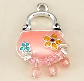 CH194: Pink Purse Charm