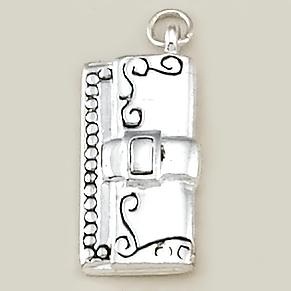 CH203: Purse Charm in Silver or Gold