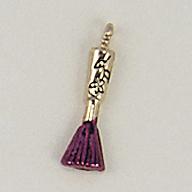 CH206: Blush Brush Charm in Gold or Silver