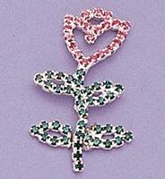 PA66N: Crystal Rose Pin