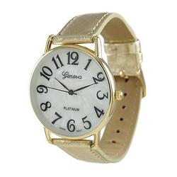 WA108: Metallic Band Watch (Silver or Gold)
