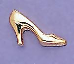 TA157: Gold High Heel ShoeTac