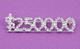 NC102: $250K Crystal Bar Pin