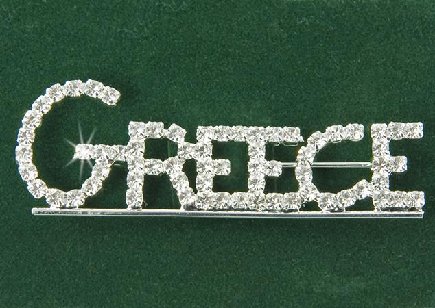 NC145: GREECE Crystal Pin