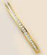 BR136: Silver Channel Set Crystal Bangle Bracelet