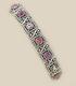 BR155P: Pink Crystal Stretch Bracelet