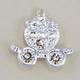 CH145: Cinderella's Carraige Charm in Gold or Silver