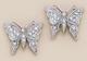 EA338S: Austrian Crystal Butterfly Post Earrings