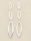 EA379S: Silver Post Dangle Earrings