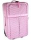 LL05PK: 3-Piece Pullman Suitcase in Pink w/ Polka Dots