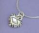 NA430: Brightonesque Silver Heart Necklace with Chain