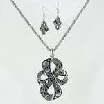 NC152: Silver Austrian Crystal Set