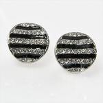 NC153: Silver Austrian Crystal Earrings