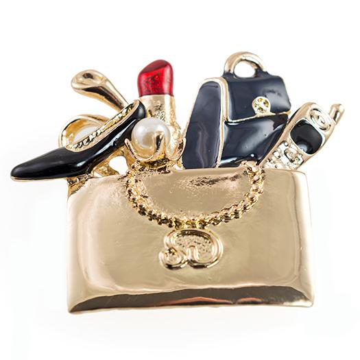 PA429: Silver Purse Accessories Pin