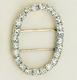 PA52A: Oval Single Row Swarovski Crystal Director Enhancer