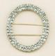PA52B: Oval Double Row Swarovski Crystal Director Enhancer