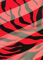 SS09R: Red Zebra Scarf