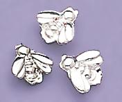 TA91S: Silver Baby Bee Tacs, dozen count