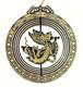 XM03: Brass Christmas Tree Ornaments, dozen count