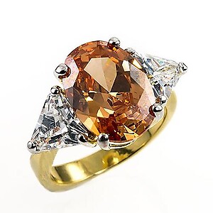 RA25T: Topaz CZ Ring