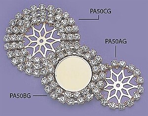 PA50C: Triple Row Crystal Enhancer in Silver