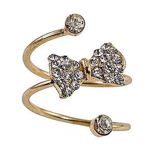 RA163: Crystal Bow Ring