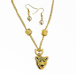 NA261: Exotic Tiger / Leopard Necklace
