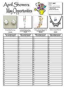 April Showers May Opportunities Contest Flyer