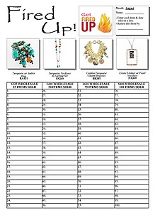 Fired Up Contest Flyer