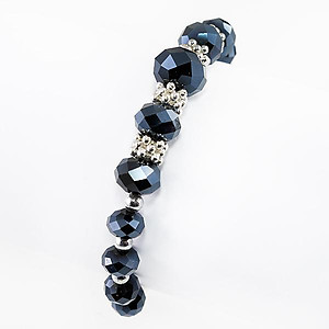 BR335: Silver and Crystal Bracelet