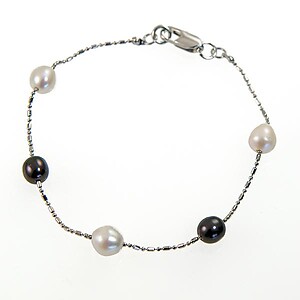 BR376P; Natural Pearl Bracelet