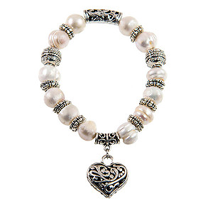 BR383: Natural Pearl Bracelet