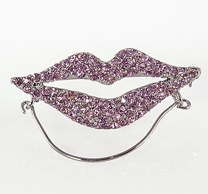 CHP120: Luscious Lips Charm/Eyeglass Holder