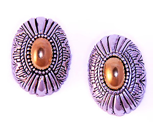 EA355: 2-Tone Brightonesque Earrings