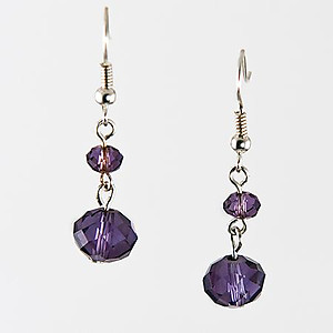 EA564PR: Crystal Earrings - Color Choice