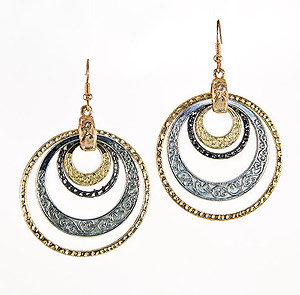 EA638: Two Tonepierced Earring