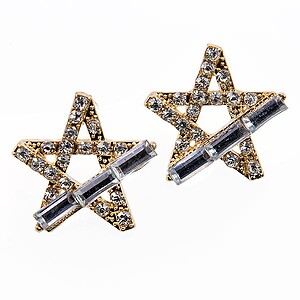 EA681: Crystal Star Earrings