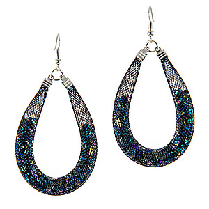 EA699: Black Illusion Earrings