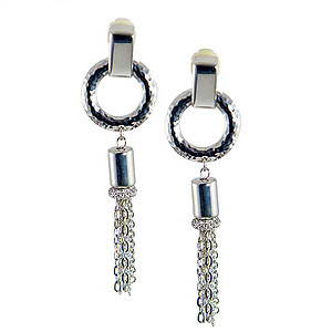 EA722: Elegant Silver Earrings