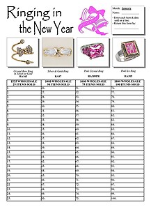 Ringing in the New Year Contest Flyer