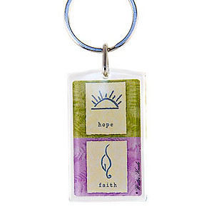 KE63: Hope / Love Keychain 