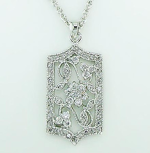 NA185: Silver Filigree Necklace
